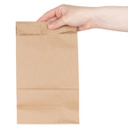 Stock Your Home 6 Lb Kraft Brown Paper Lunch Bags (200 Count) - Bulk Disposable Lunch Sacks, Medium Size Blank Bag For Kids, Goo