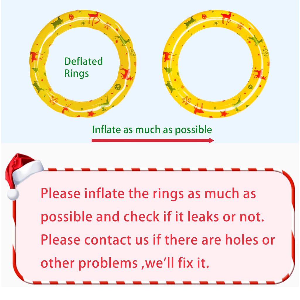 H-Style Christmas Games, 2 Sets Reindeer Antler Ring Toss Game For Christmas Party Games And Holiday Games Family Christmas Infl