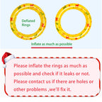 H-Style Christmas Games, 2 Sets Reindeer Antler Ring Toss Game For Christmas Party Games And Holiday Games Family Christmas Infl