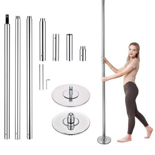 AW Portable 12ft Dancing Pole Kit with Extensions Fitness Dance Exercise Club Home