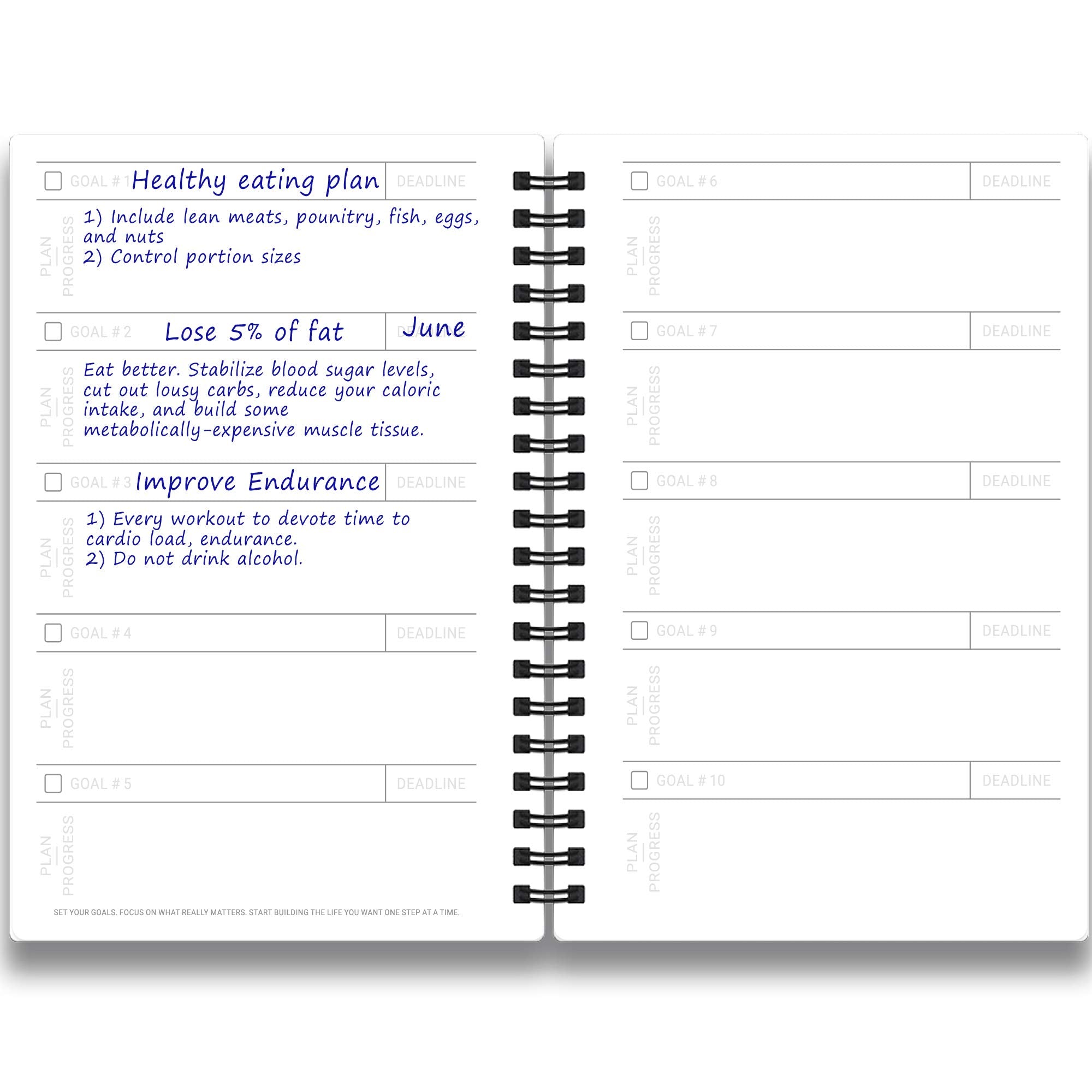 Fitness Journal & Workout Planner - Designed By Experts Gym Notebook, Workout Tracker, Exercise Log Book For Men Women - Red