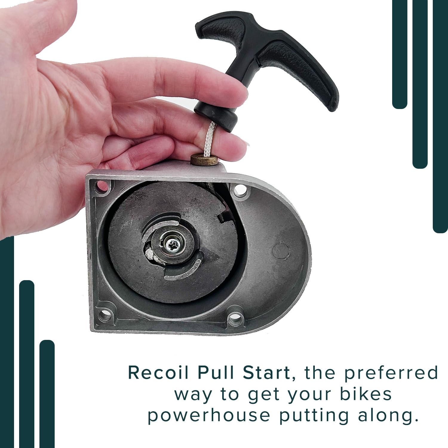 Alveytech Recoil Pull Start For 48Cc - 80Cc 2-Stroke Bicycle Engine Kits