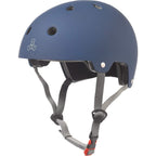 Triple Eight Dual Certified Bike And Skateboard Helmet, Blue Matte, Large / X-Large