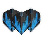 Red Dragon Raider 1: 23 Gram Steel Tip Tungsten Darts Set - Blue Style Set Of Professional Darts With Shafts (Stems) And Flights