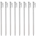 Camping Moon Martensitic Stainless Steel 420J2 Tent Stake R Series Power Peg Ideal For Hard Ground R-30-8P