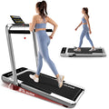 Treadmill for Home, Walking Pad Treadmill with Incline, 2-in-1 Portable Walking Pad with Handle Bar, 330LBS Weight Capacity 2.5H
