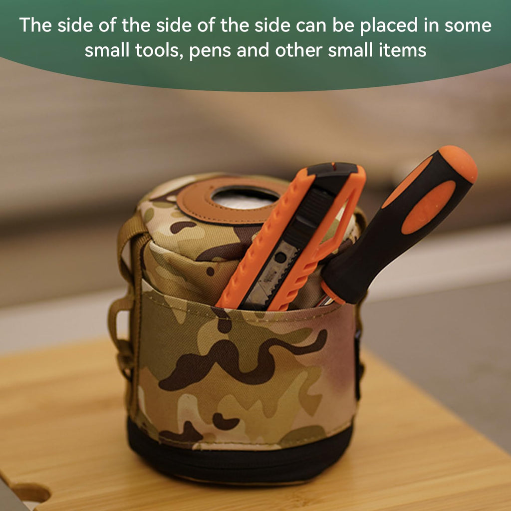 Butane Fuel Tank Cover, Gas Tank Protective Case, Mini Thermal Insulation Fuel Cylinder Storage Bag, Easy To Carry, Tank Accesso