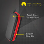Casemaster By Gld Products 36-0600-02 Warden Dart Case, Red Zipper, 36-0600-02