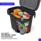 Titan by Arctic Zone Deep Freeze Cooler - 36 Can Zipperless Welded Cooler with Deep Freeze Insulation, Microban, and Hardbody Li