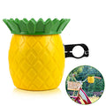 Singhoow Pineapple Bike Cup Holder Cute Aluminum Drink Holder Summer Bicycle Water Bottle Holders with Metal Clamp Coffee Cup Ca