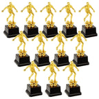 Juvale 12 Pack Small Gold Soccer Trophies For Team Award Ceremonies, Championship Games, Sports Competitions (2.5 X 6 In)