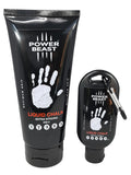 Power Beast Liquid Chalk, 2 Bottles Combo Of 200 + 50 Ml, Liquid Sports Chalk, Free Professional Hand Grip For Gym, Weightliftin