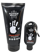 Power Beast Liquid Chalk, 2 Bottles Combo Of 200 + 50 Ml, Liquid Sports Chalk, Free Professional Hand Grip For Gym, Weightliftin