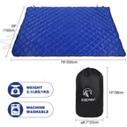 Redcamp Large Warm Camping Blanket With Sherpa Lining, Cold Weather Outdoor Windproof Blanket For Camping Stadium, Machine Washa