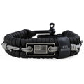 Hero Company Never Surrender Barbed Wire Paracord Bracelet - Tactical Survival Bracelet For Men With Bronze Usa Flag - Helps Pai
