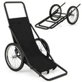 Goplus Folding Deer Cart With Polyester Liner, 550 Lbs Heavy-Duty Hunting Game Hauler With 20 Rubber Wheels, Ergonomic Handle, U