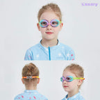 Keary 2 Pack Kids Swim Goggles Swimming Goggles For Toddler Children Girls Boys Youth, Anti-Fog Waterproof Uv Protection Crystal
