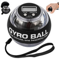 PYSUG Wrist Power Gyro Ball with Counter, Curaball Torque Ball Hand Exerciser for Grip Strength Arm Trainer Chest Workout Equipm