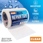 Repair Tape Fabric Repair Boat Covers Canvas Pop Up Camper Rv Awning Tarp Canopy Tear & Vinyl Waterproof Bimini Tops Sail Air Ma