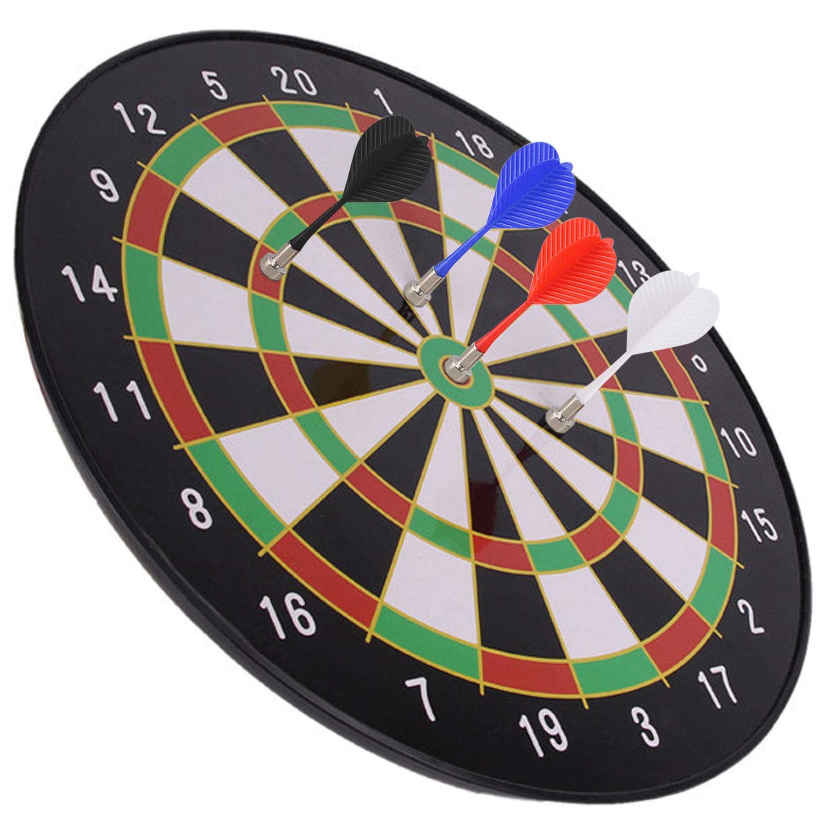 Accmor 24 Pcs Magnetic Darts, Plastic Darts Replacement Dart For Magnet Dartboard, Magnetic Darts For Kids Adults Target Game To