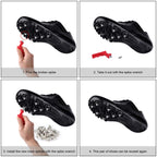 Augsun 20Pcs 1/4Inch Hard Steel Track And Cross Country Spikes With Spike Wrench, Replacement Spikes For Sprint Sports Short Run
