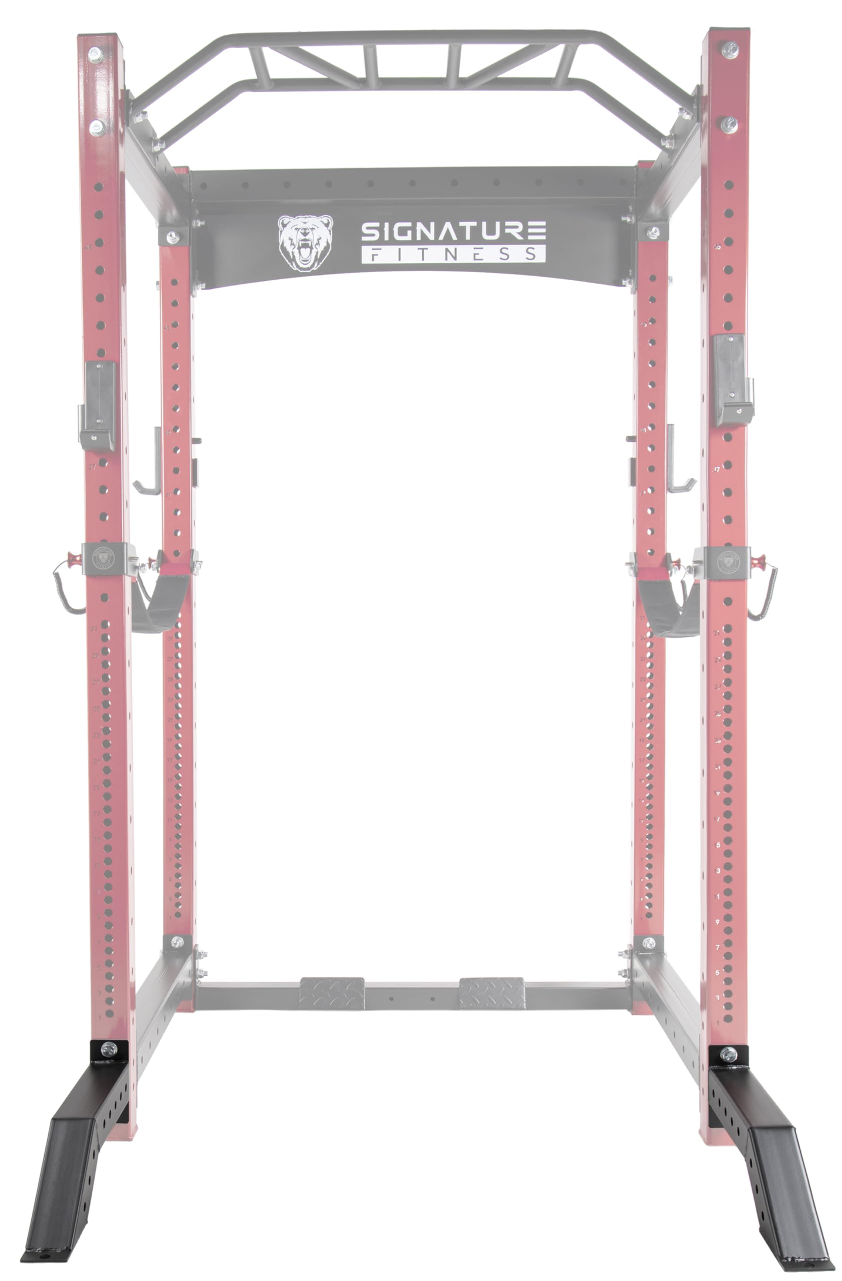Fitvids 3    X 3    Power Cage Squat Rack Accessories, Stablizer, Black