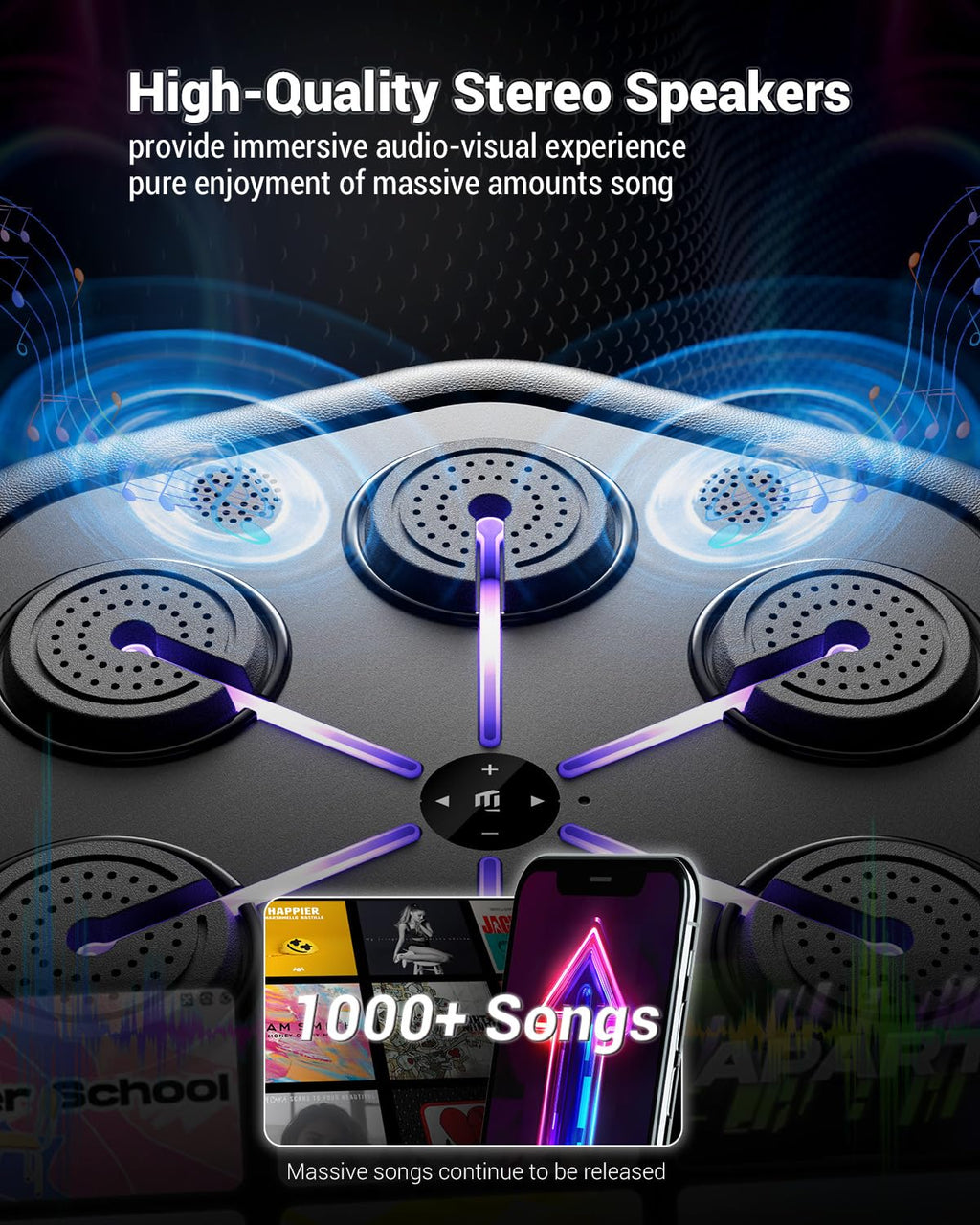 2025 Upgraded Smart Music Boxing Machine, Professional Online Boxing Lessons for Sculpting Fat Burning - 24H Standby, 160 Synced