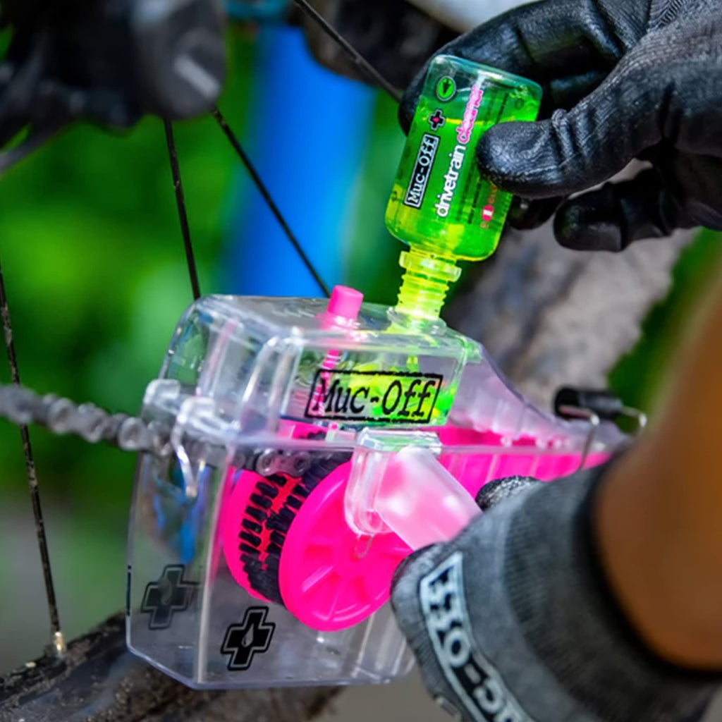 Muc Off X-3 Dirty Chain Machine - Bicycle Chain Cleaning Device For A Deep And Effective Clean - Includes 75Ml Bio Drivetrain Cl