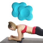Zealtop Yoga Knee Pad Cushion Extra Thick For Knees Elbows Wrist Hands Head Foam Yoga Pilates Work Out Kneeling Pad (Lake Blue 2
