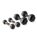 Cap Barbell 50 Lbs Coated Dumbbell Set With Copper Handles, 5Lbx2, 20Lbx2