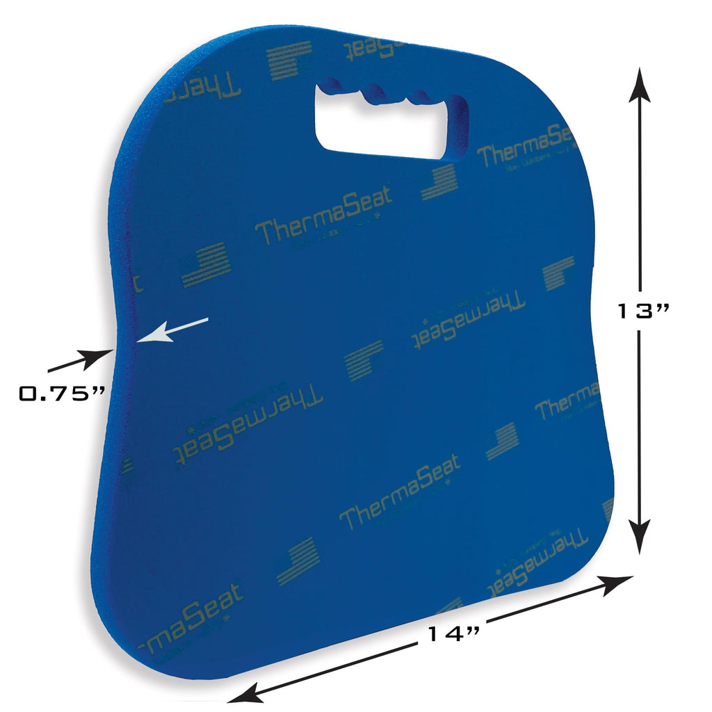 Northeast Products Therm-A-Seat Sport Cushion Stadium Seat Pad, Royal Blue 13''X14''X.75''