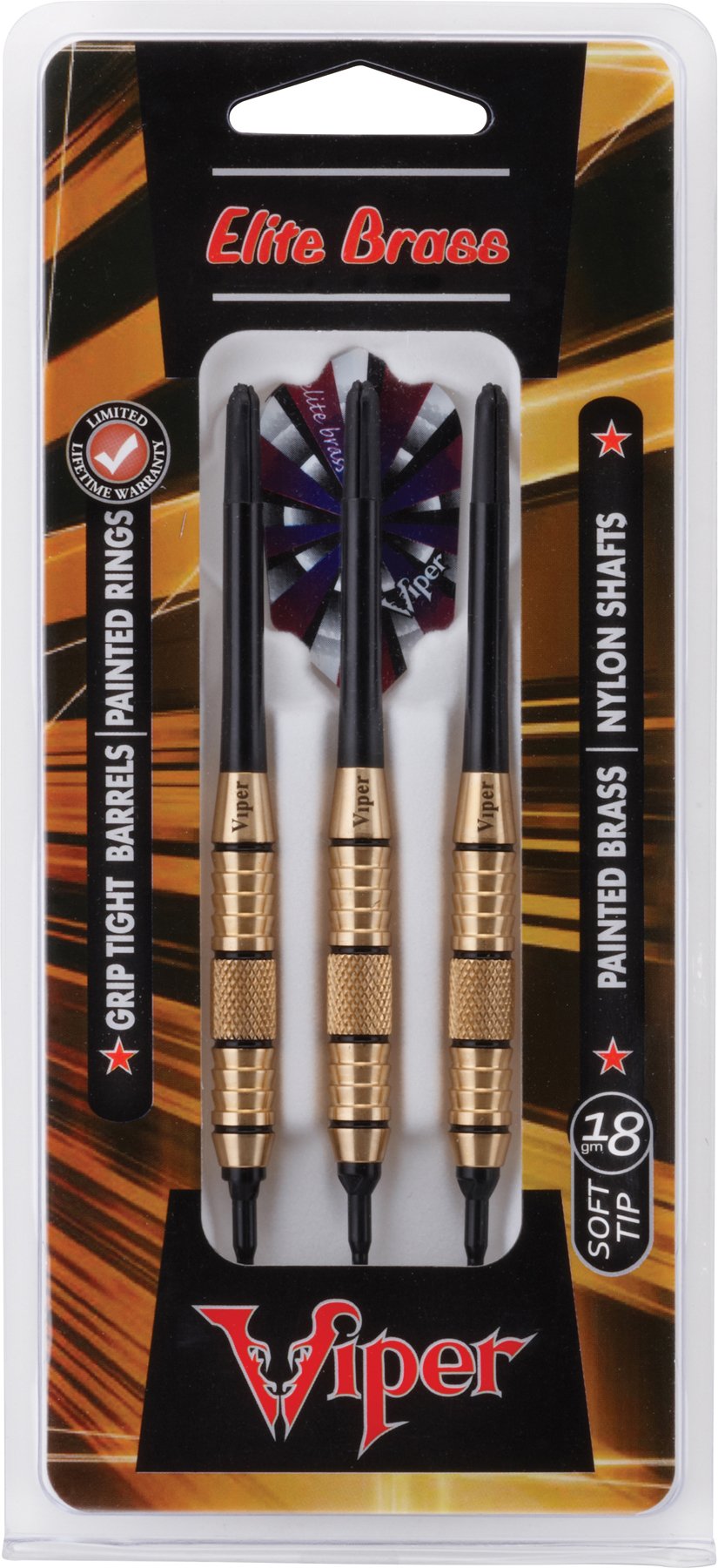 Viper Elite Brass Soft Tip Darts 18 Grams
