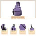 Sucipi Pickleball Bag Pickleball Backpack For Women Men Pickleball Paddle Backpack Reversible Pickleball Paddle Bag Pickleball R