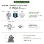 E Truee Golf Ball Marker Hat Clip With Birdie Ball Marker, Golf Accessories For Men And Women, Golf Gifts For Men And Women