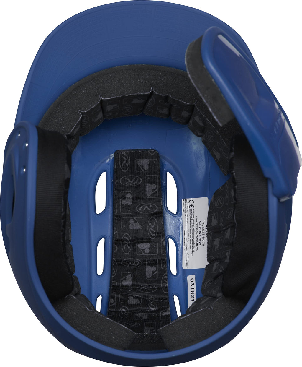 Rawlings | R16 Reversible Ext | Matte Batting Helmet | Reversible Face Guard | Junior | Matte Royal Junior (6 3/8'' - 7 1/8'')