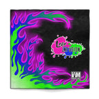 Logo Infusion - Dye-Sublimated Microfiber Bowling Towel - One Sided Print - Fun Style 0509Li Multi-Color Fire Theme