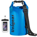 Unigear Dry Bag 2L/5L/10L/20L/30L/40L Waterproof Dry Sack Roll Top with Phone Case and Long Adjustable Shoulder Strap for Boatin