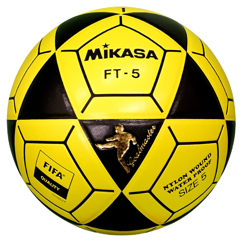 Mikasa Ft5 Goal Master Soccer Ball, Black/Yellow, Size 5