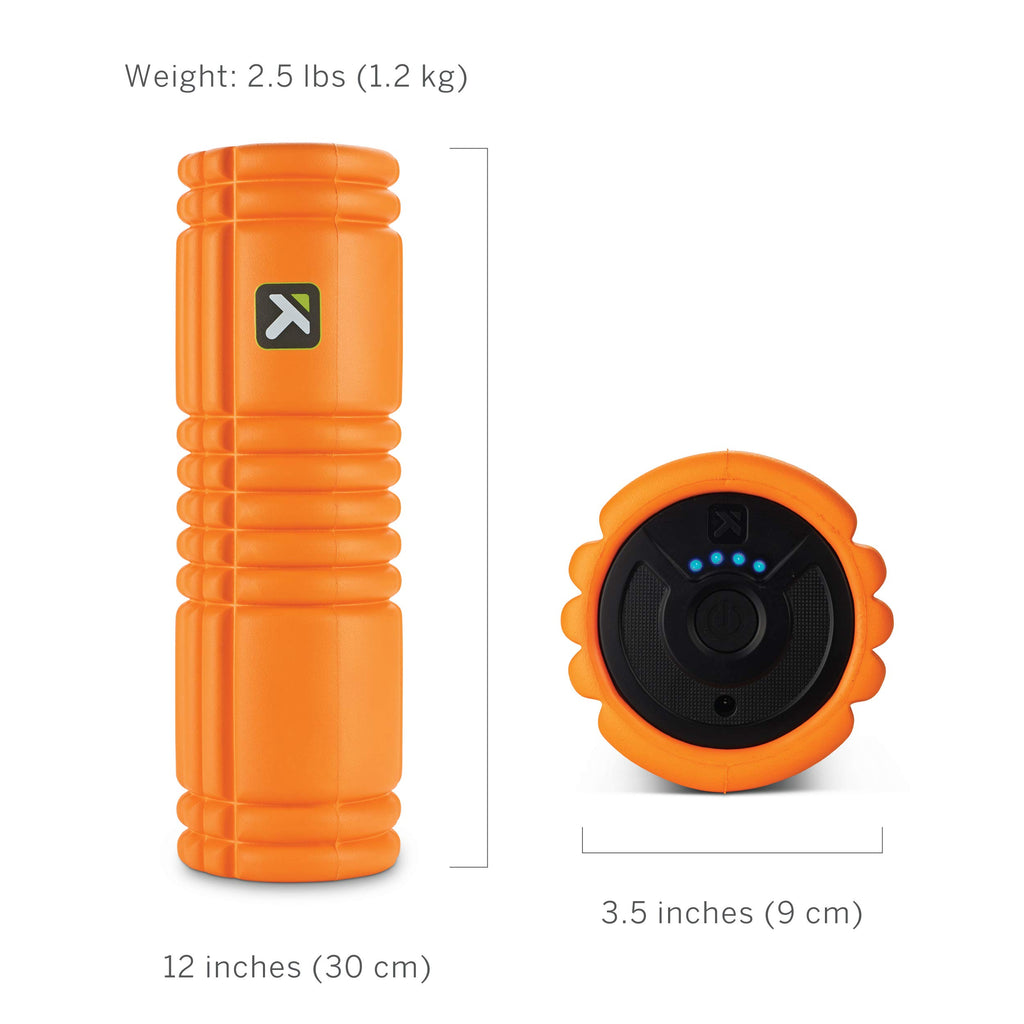 Triggerpoint Performance Therapy Grid Vibe Plus Four-Speed Vibrating Foam Roller