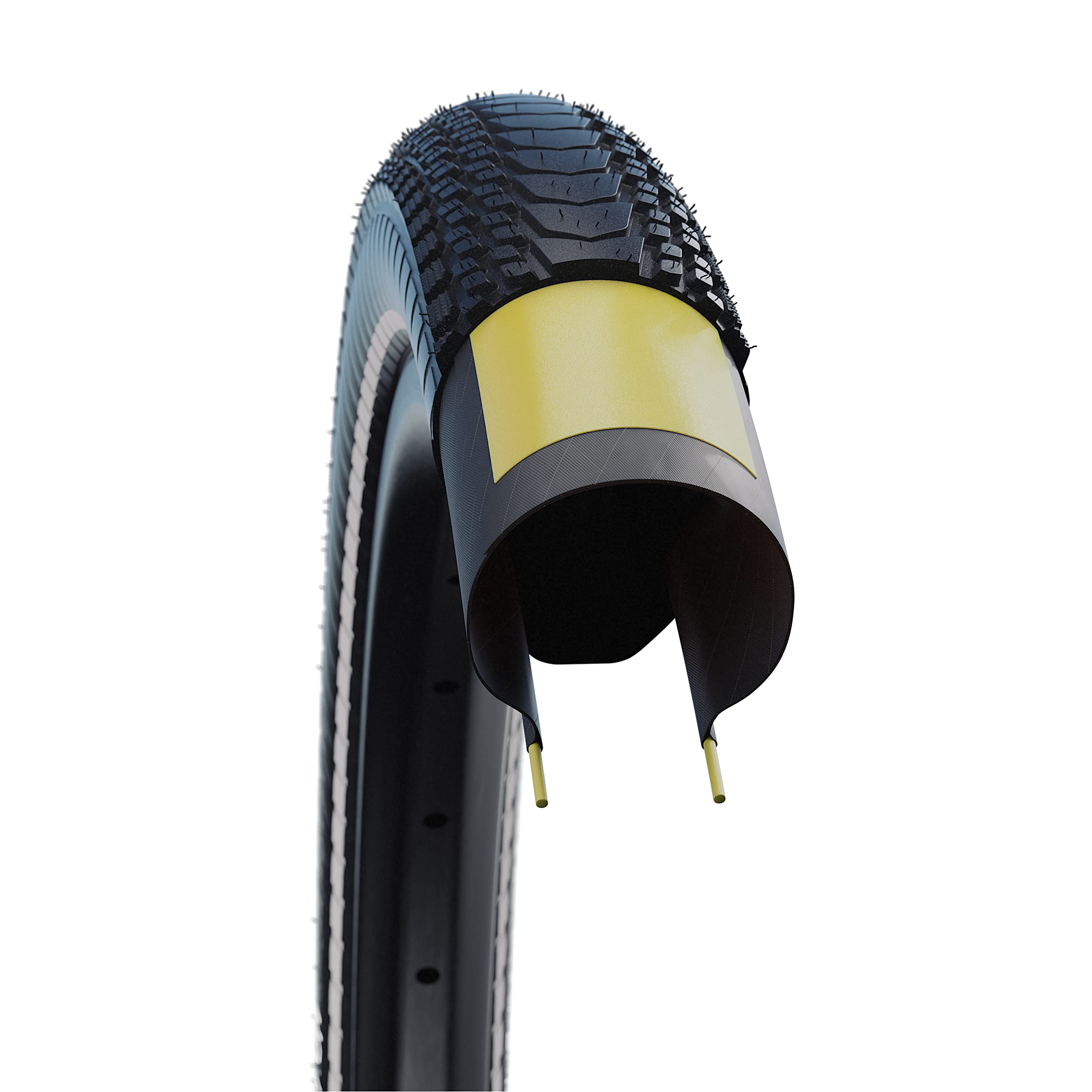Schwalbe, Marathon Almotion, Tire, 700X38C, Folding, Clincher, Onestar, V-Guard, 67Tpi, Black