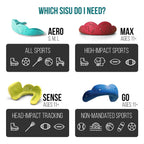 Sisu Max Mouthguard, Snow White - 2.4Mm Thin - Custom-Molded Fit - Slim Design - Remoldable Up To 20 Times - For Impact Sports -