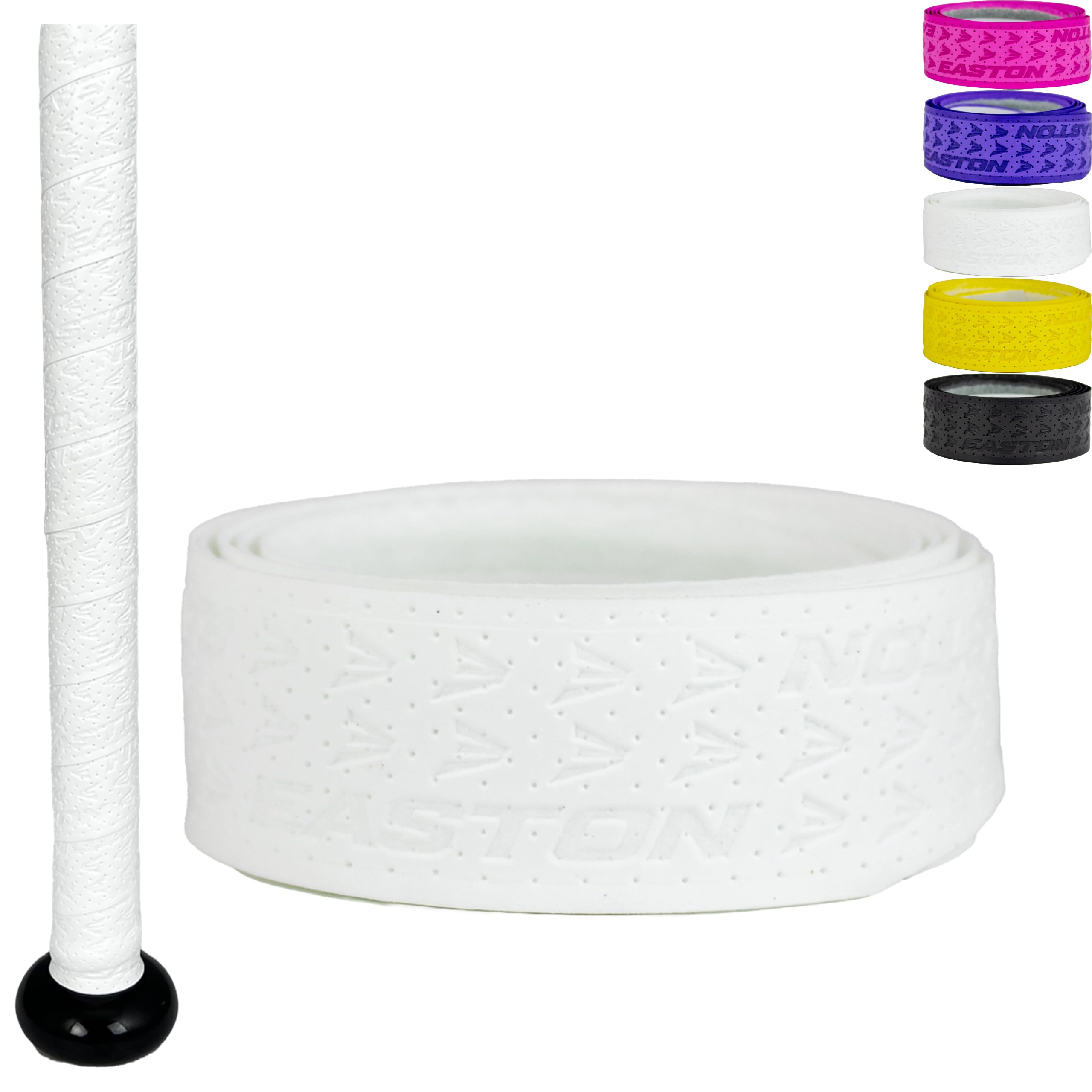 Easton | 1.10mm Flow Tack Bat Grip | Baseball / Softball | White