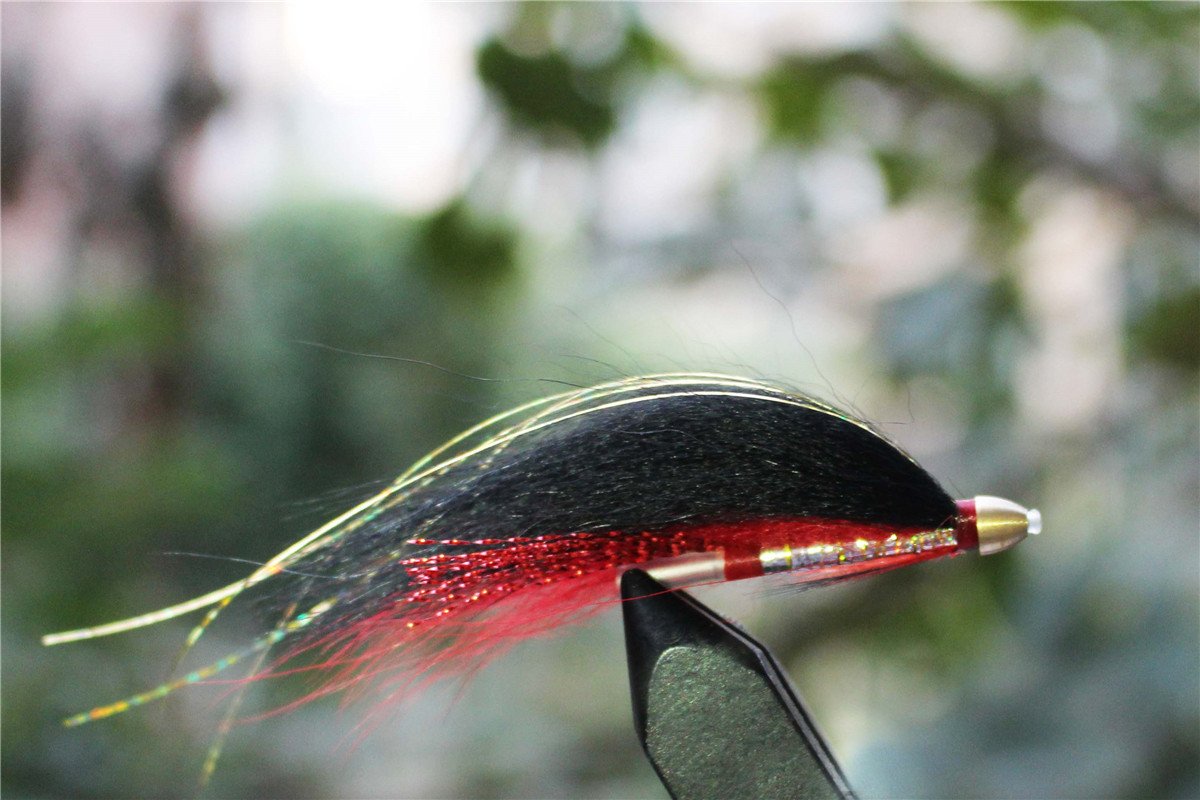 Tigofly 40 Pcs/Lot 2 Weighted Cone Head Tube Fly 5 Colors Assorted Streamer Salmon Trout Steelhead Fly Fishing Flies Lures Set