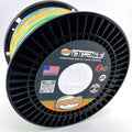 FINS Metered Braided Fishing Line - Color-Coded Segments for Precise Depth Tracking, High Visibility Multicolor Braid for Trolli