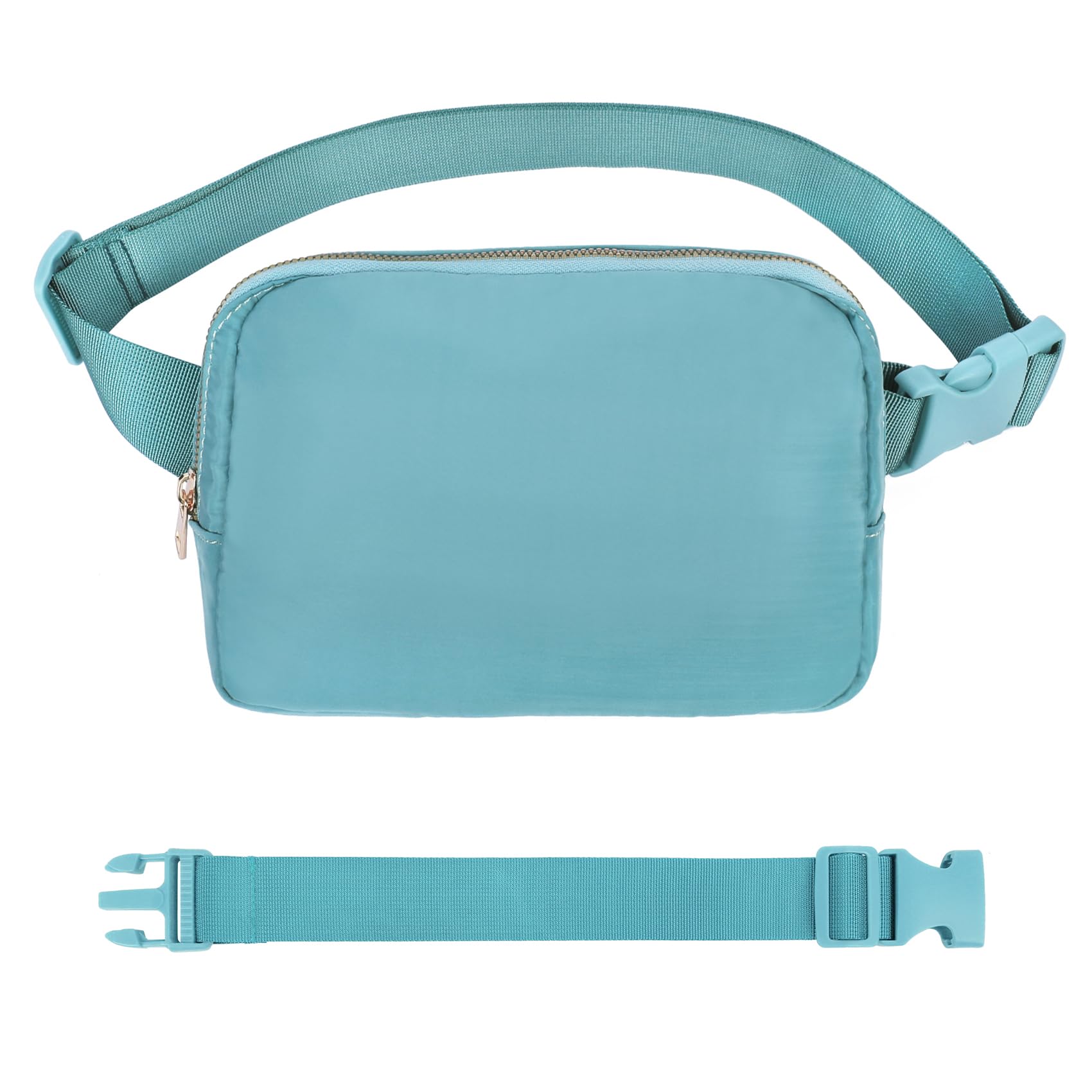 VOROLO Fanny Pack For Women And Men Crossbody Bag Belt Bag with Adjustable Strap Graduation Gifts Light Blue