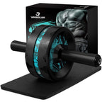 VINSGUIR Ab Roller Wheel, Abs & Core Workout Equipment for Home Gym with Knee Pad Accessories, Abdominal Wheel for Full-body Str