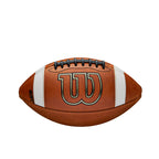 Wilson Gst Leather Game Football - Brown, Youth Size