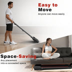 Walking Pad,Max 2.5 Hp Portable Under Desk Treadmill,265Lbs Capacity Installation-Free Small Treadmills For Home & Office,Remote
