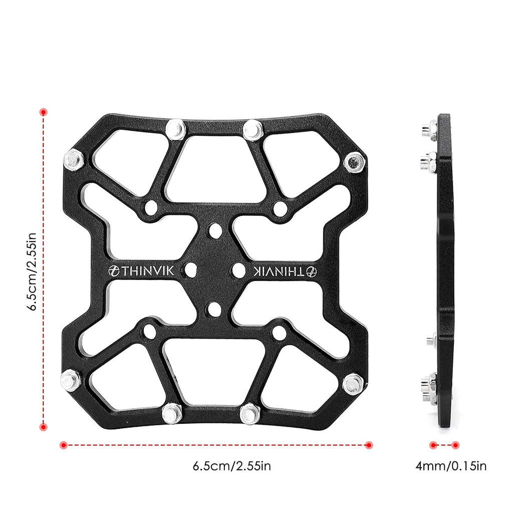 Thinvik Bike Clipless Pedal Platform Adapters Compatible With Shimano Spd-Sl/Spd,Look Keo/Delta,Peloton Bike Pedals And Cleats,C