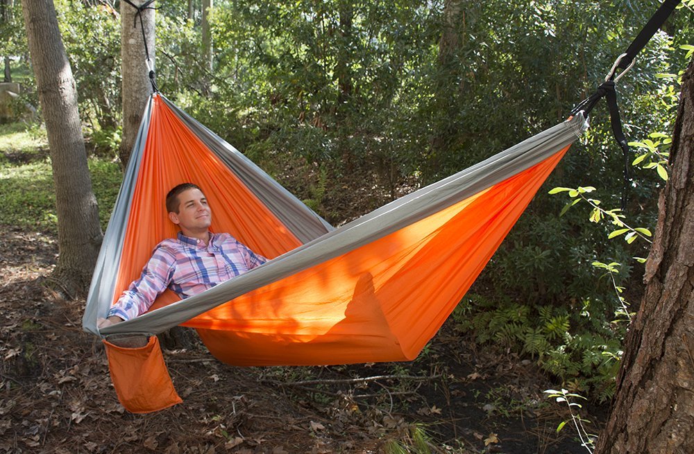 Ust Slothcloth 2.0 Hammock, Orange/Gray